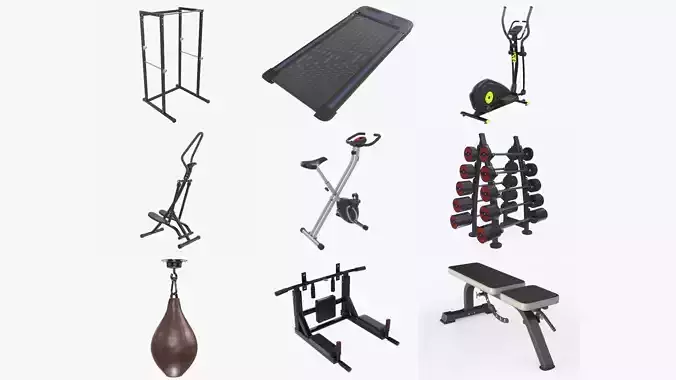 Sports equipment vol4 3D Model Collection