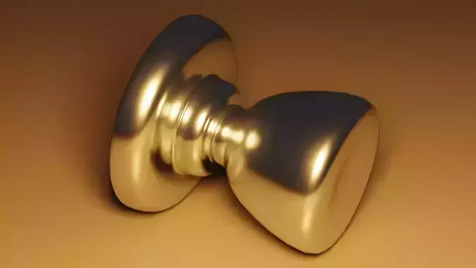 Door Knob Free low-poly 3D model