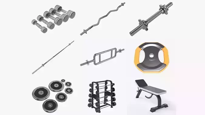 Sports equipment vol5 3D Model Collection