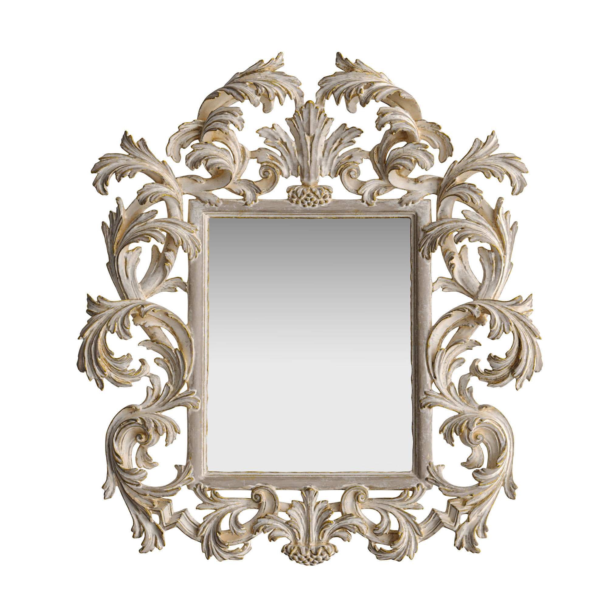 Roberto Giovannini Art 1011 Classic Mirror two finishes LOWPOLY Low-poly 3D model_1