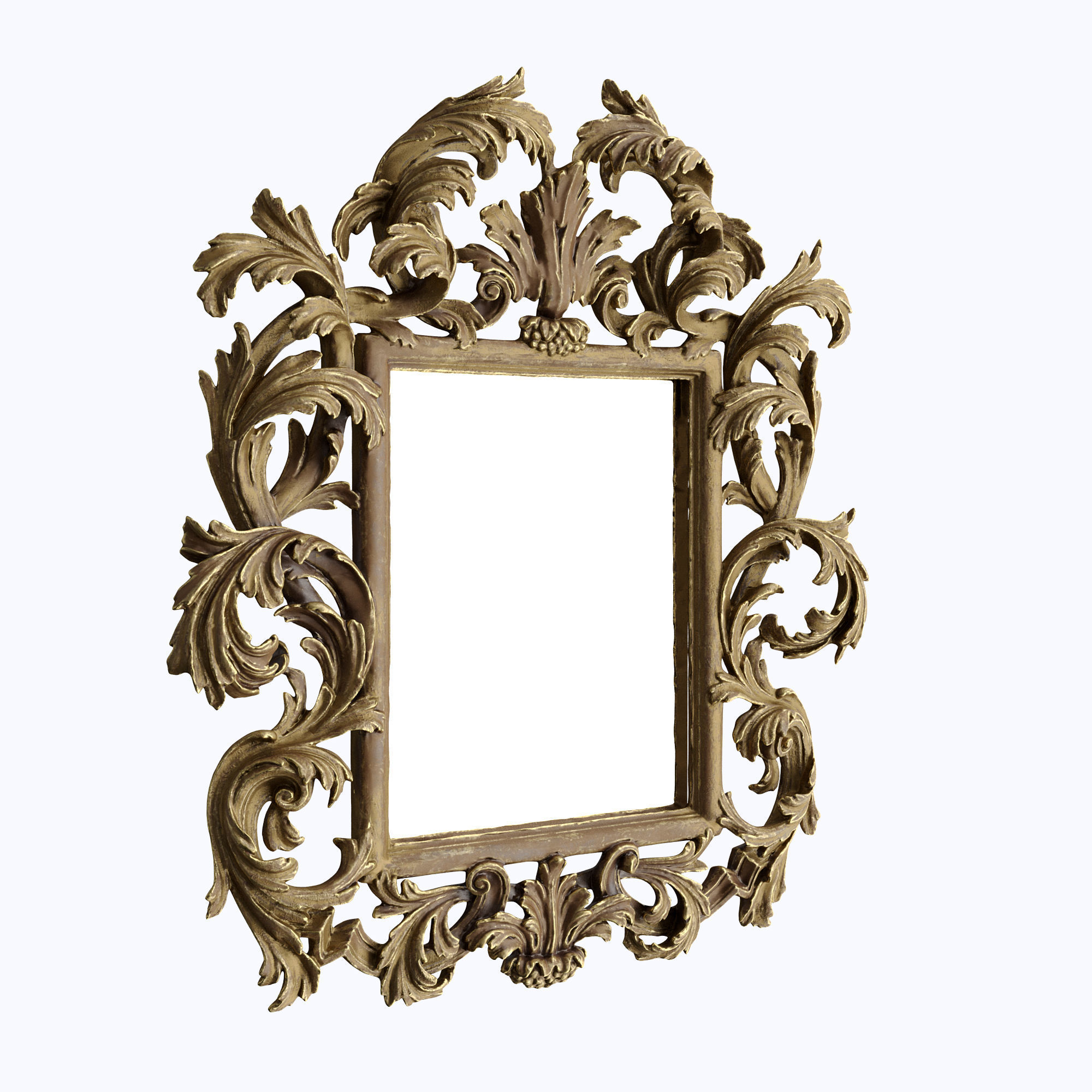 Roberto Giovannini Art 1011 Classic Mirror two finishes LOWPOLY Low-poly 3D model_4
