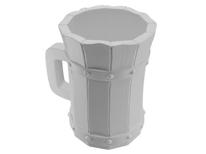 Beer Stein Mug Of Ale For Tavern 3D print model