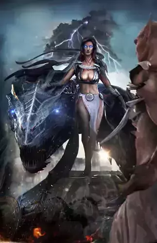 Dragon Lady 3D model