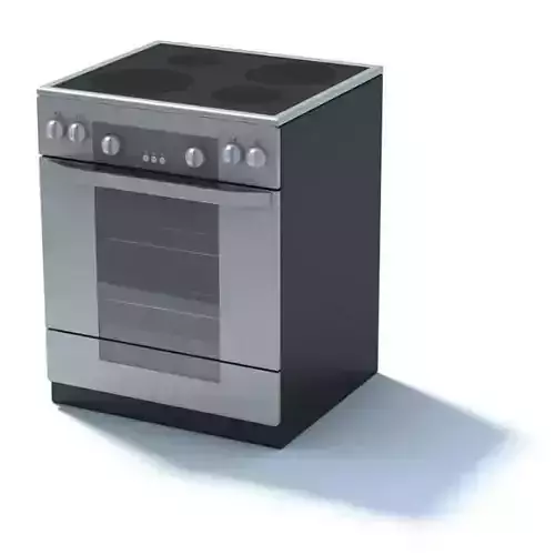 Stainless Glass Top Oven