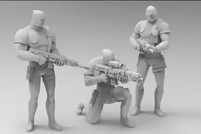 Egg-eyed minions 3D print model