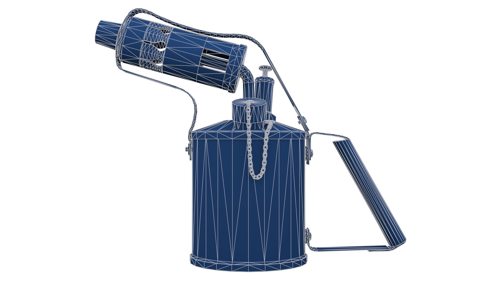Blowtorch 2 old gas can Low-poly 3D model_26