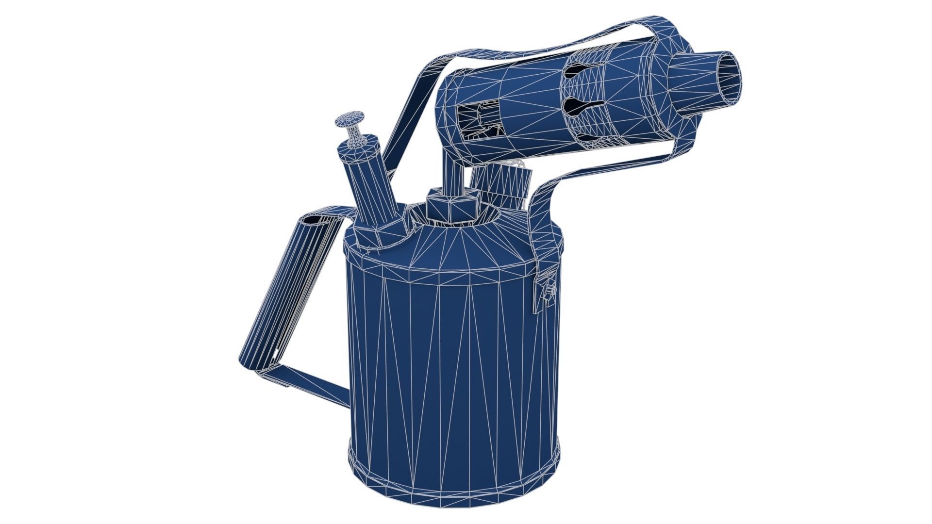 Blowtorch 2 old gas can Low-poly 3D model_21