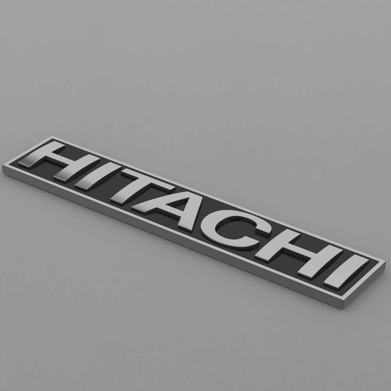 hitachi logo 3D model_9