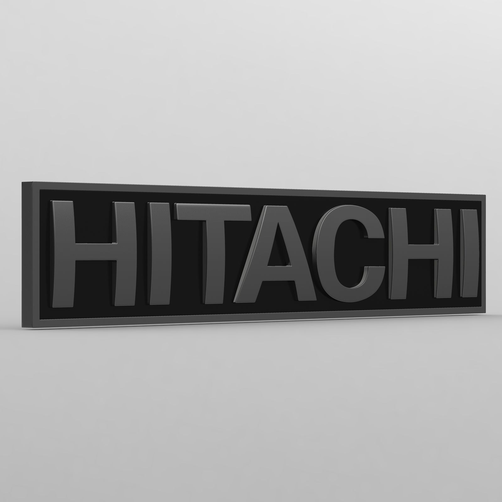 hitachi logo 3D model_5