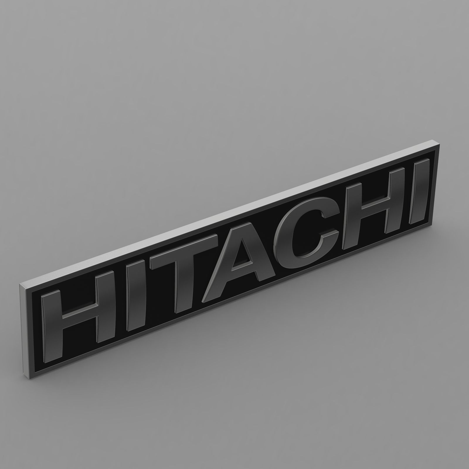hitachi logo 3D model_8