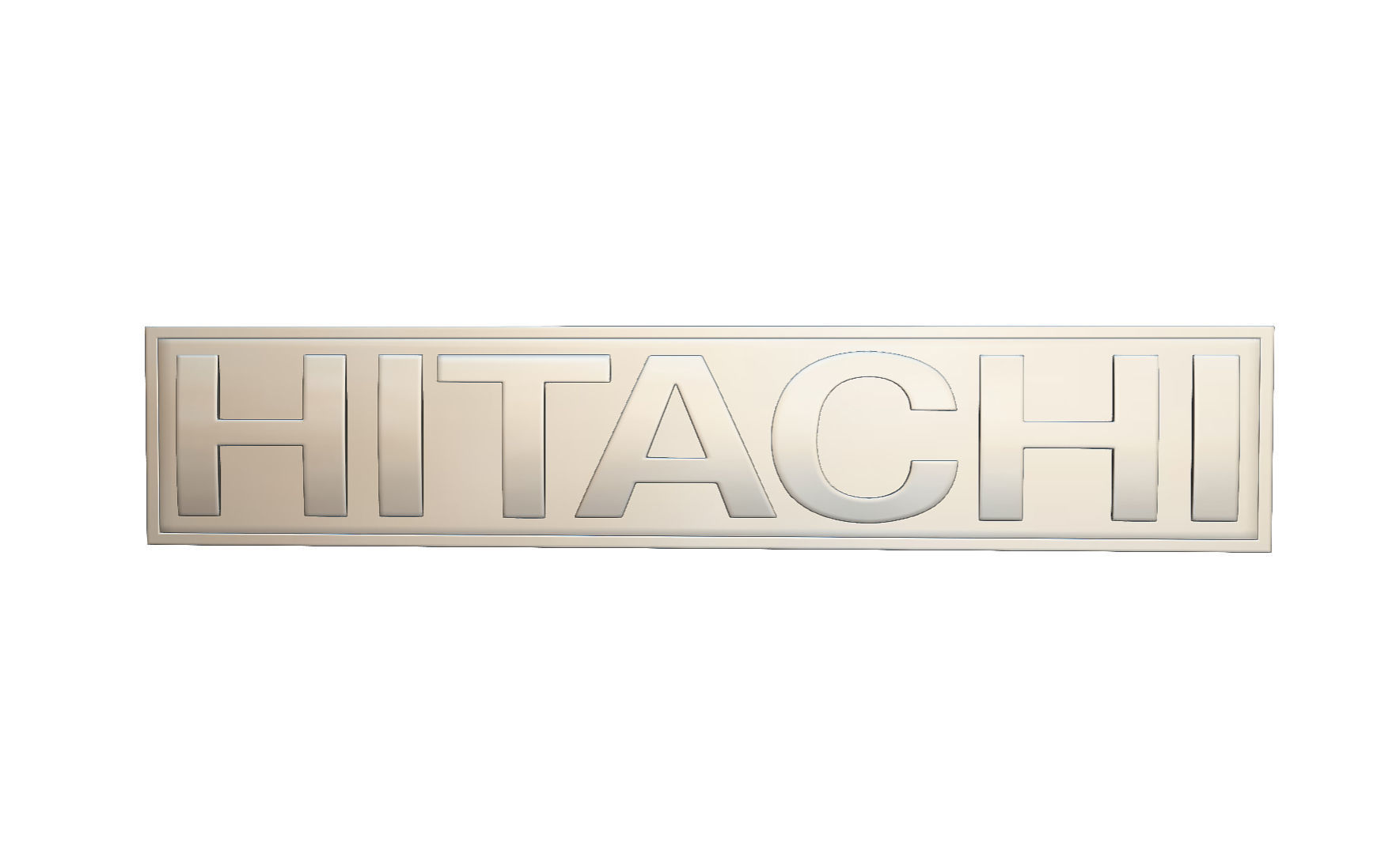 hitachi logo 3D model_12