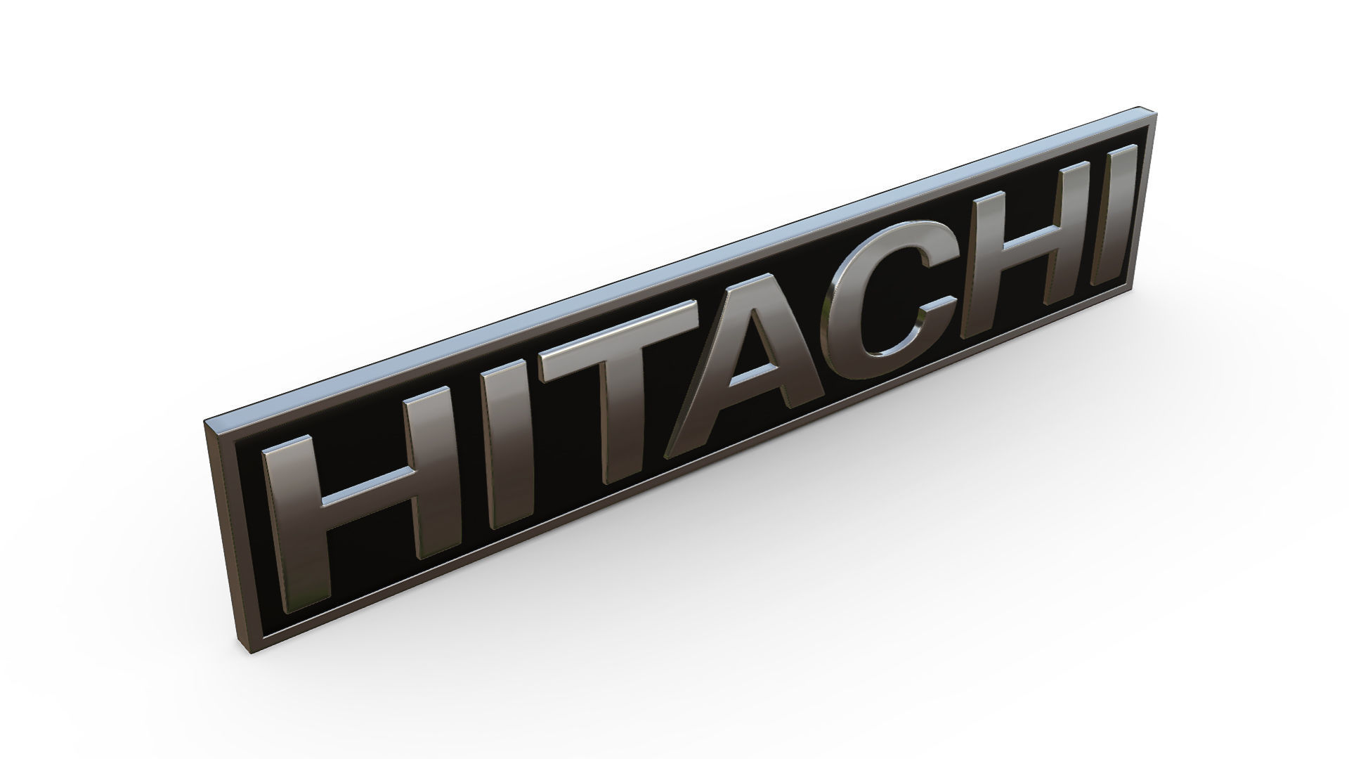 hitachi logo 3D model_3