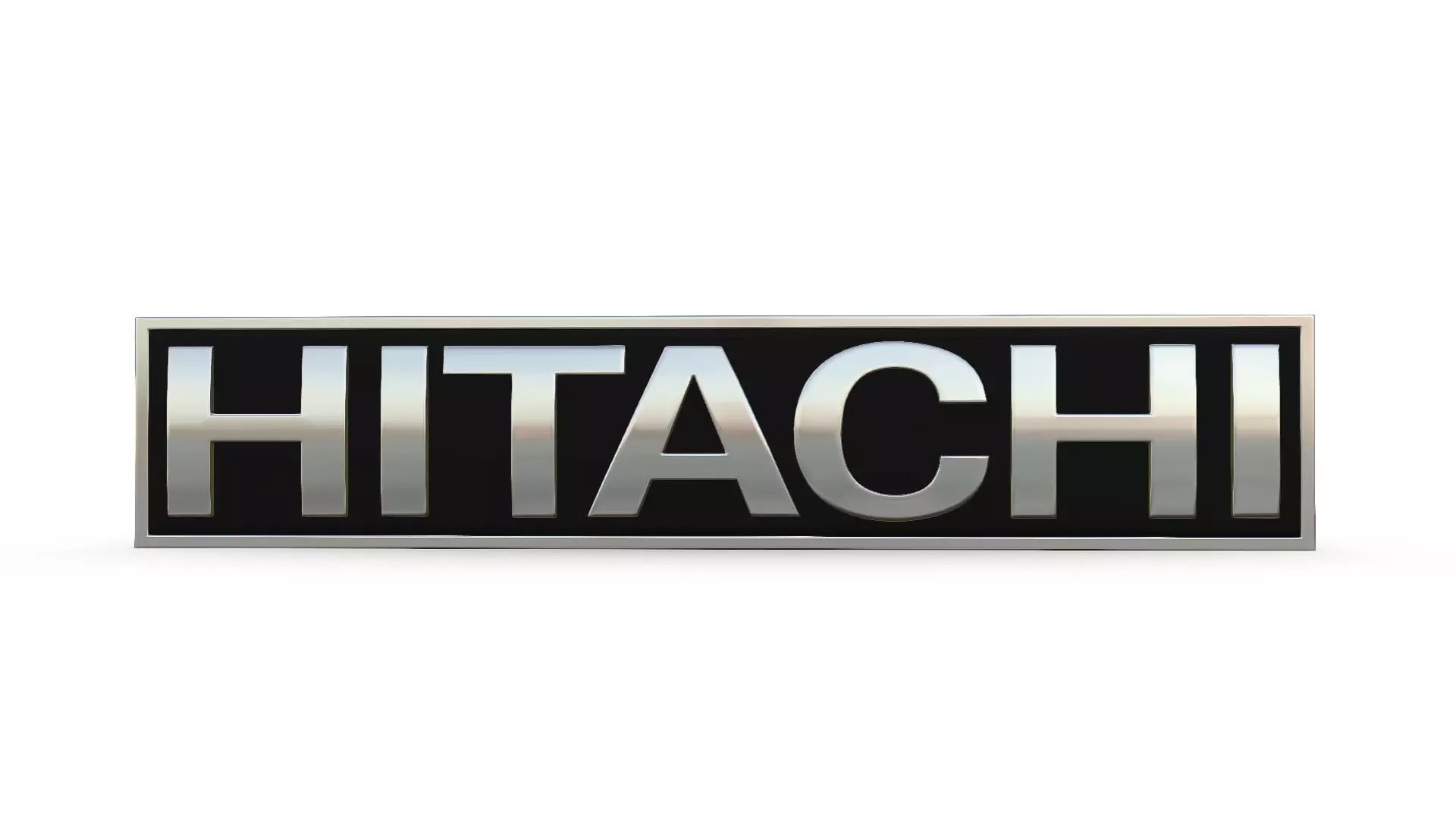 hitachi logo 3D model_0