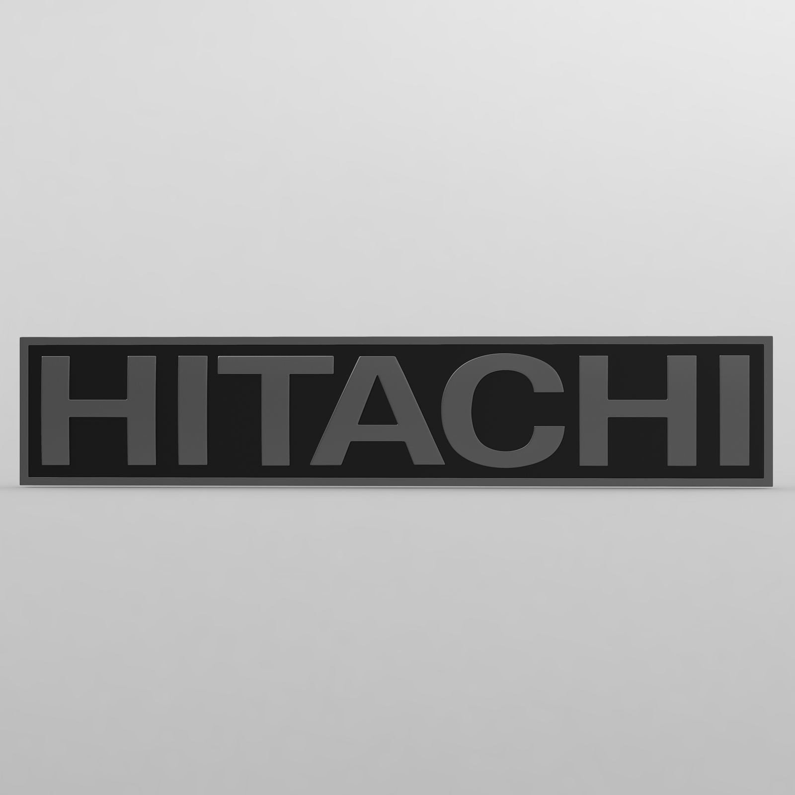 hitachi logo 3D model_6