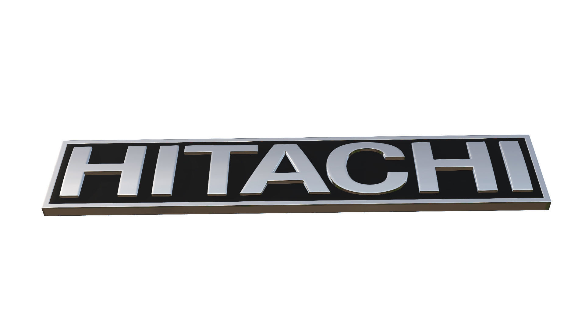 hitachi logo 3D model_4