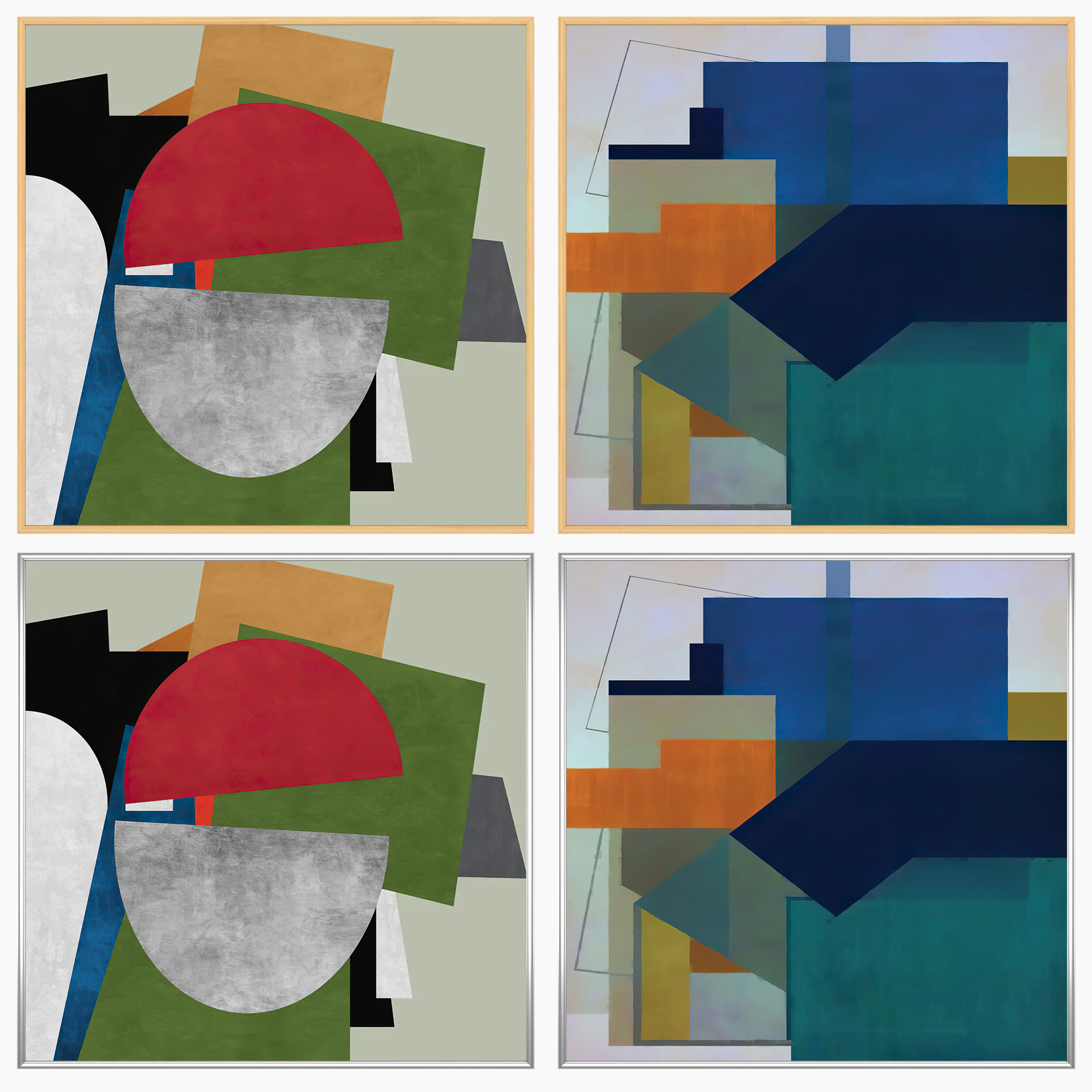 Wall Art Set 3504 3D model_2