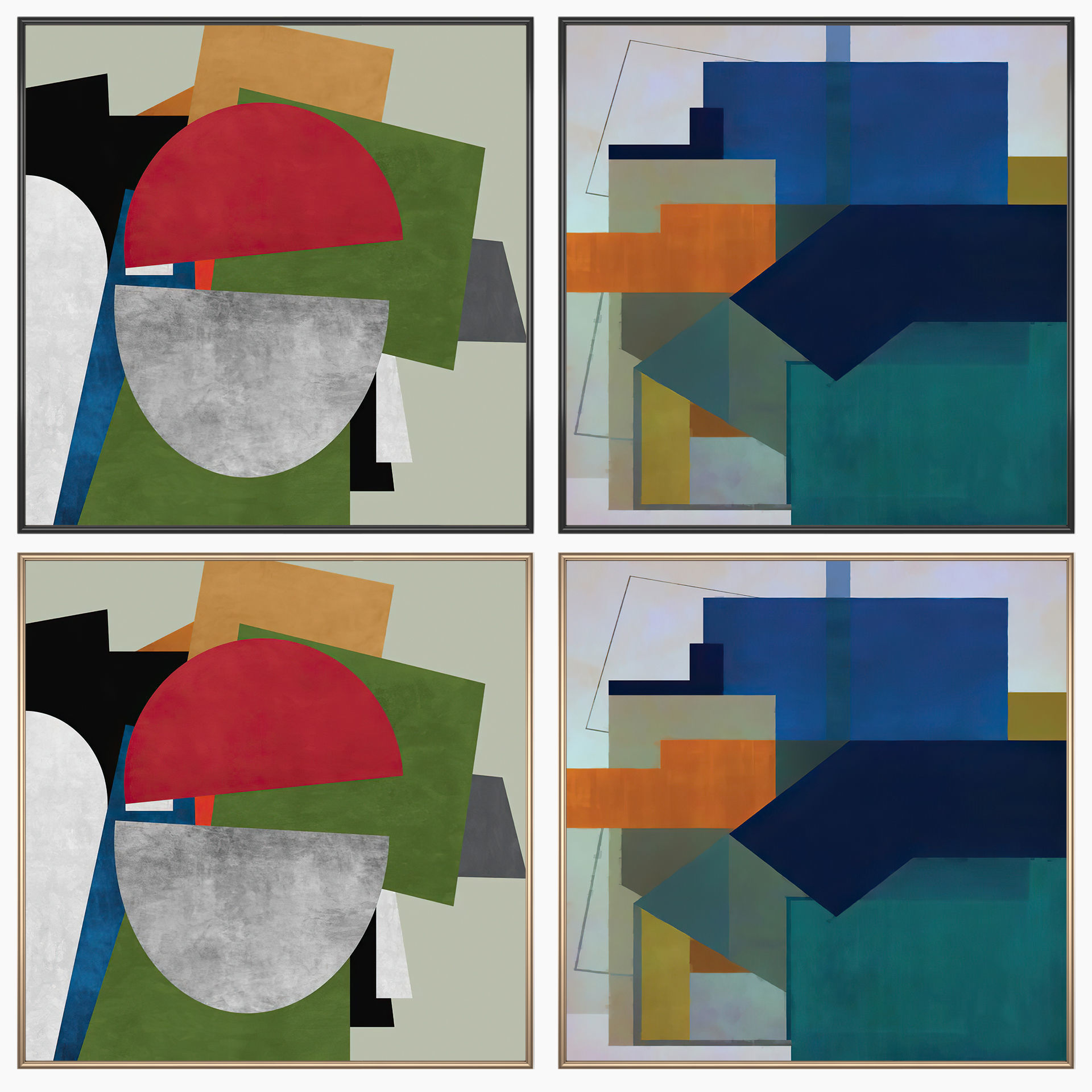 Wall Art Set 3504 3D model_1