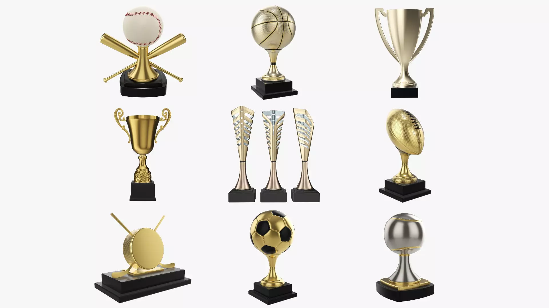Trophy vol2 3D Model Collection_0