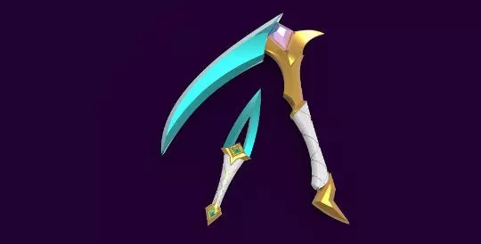 KDA Akali Kama and Kunai from League of Legends 3D print model_0