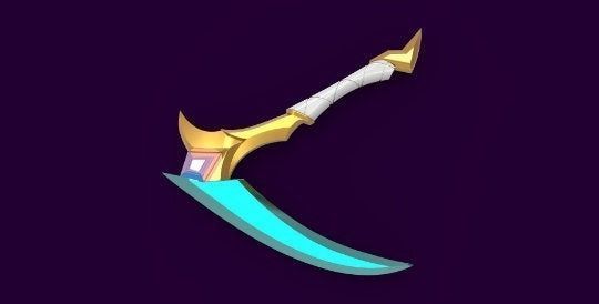 KDA Akali Kama and Kunai from League of Legends 3D print model_2