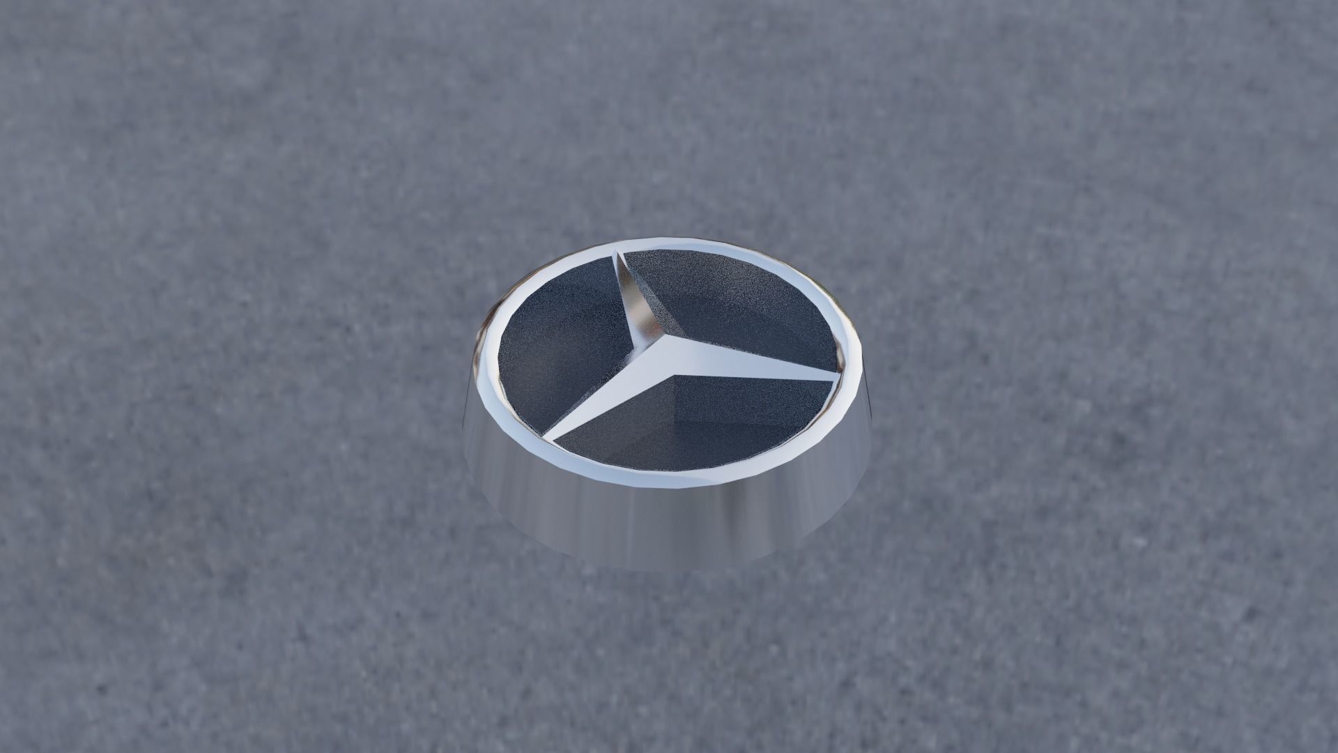 Mercedes-Benz Logo  3D print model_3