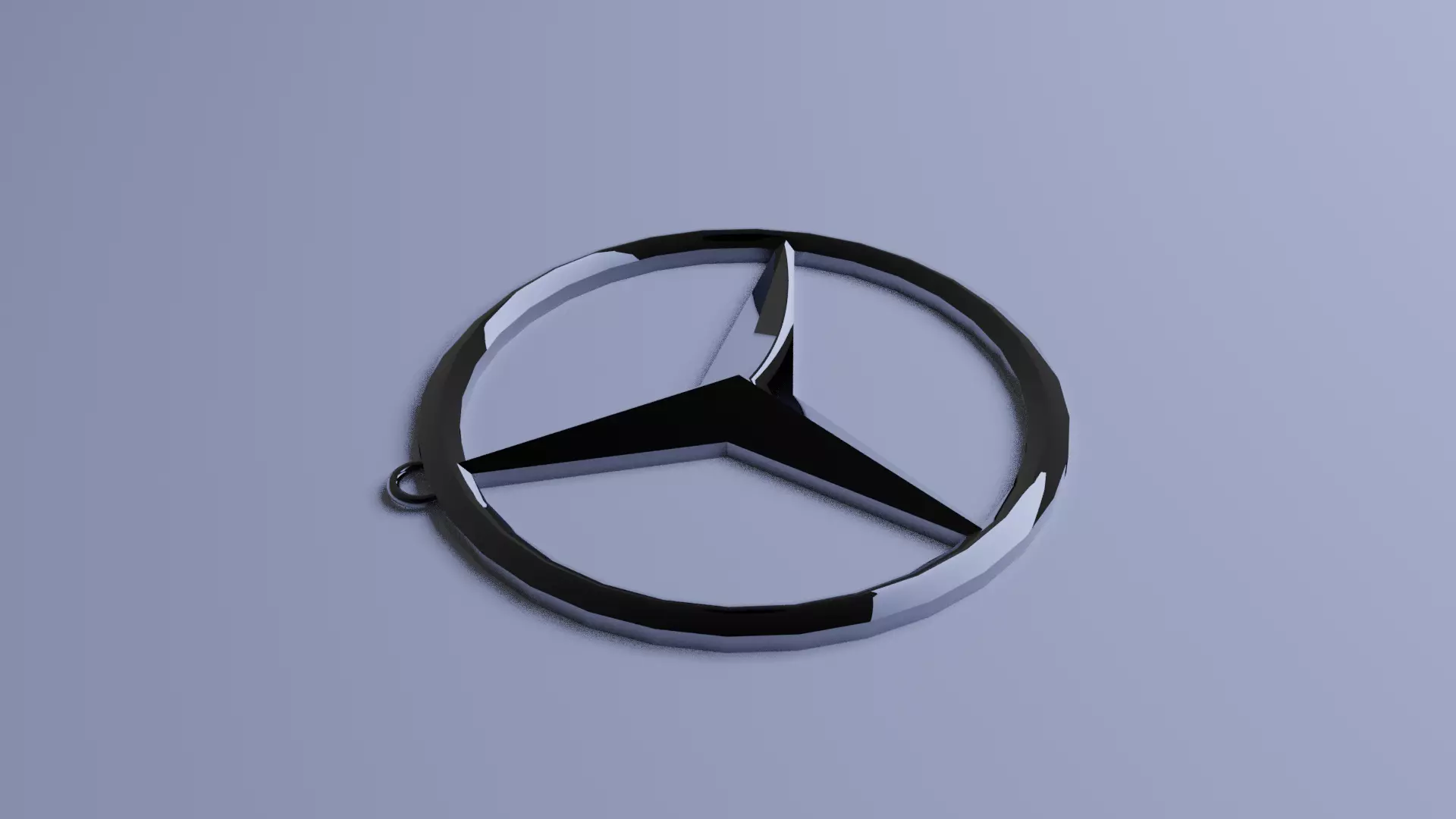 Mercedes-Benz Logo  3D print model_0