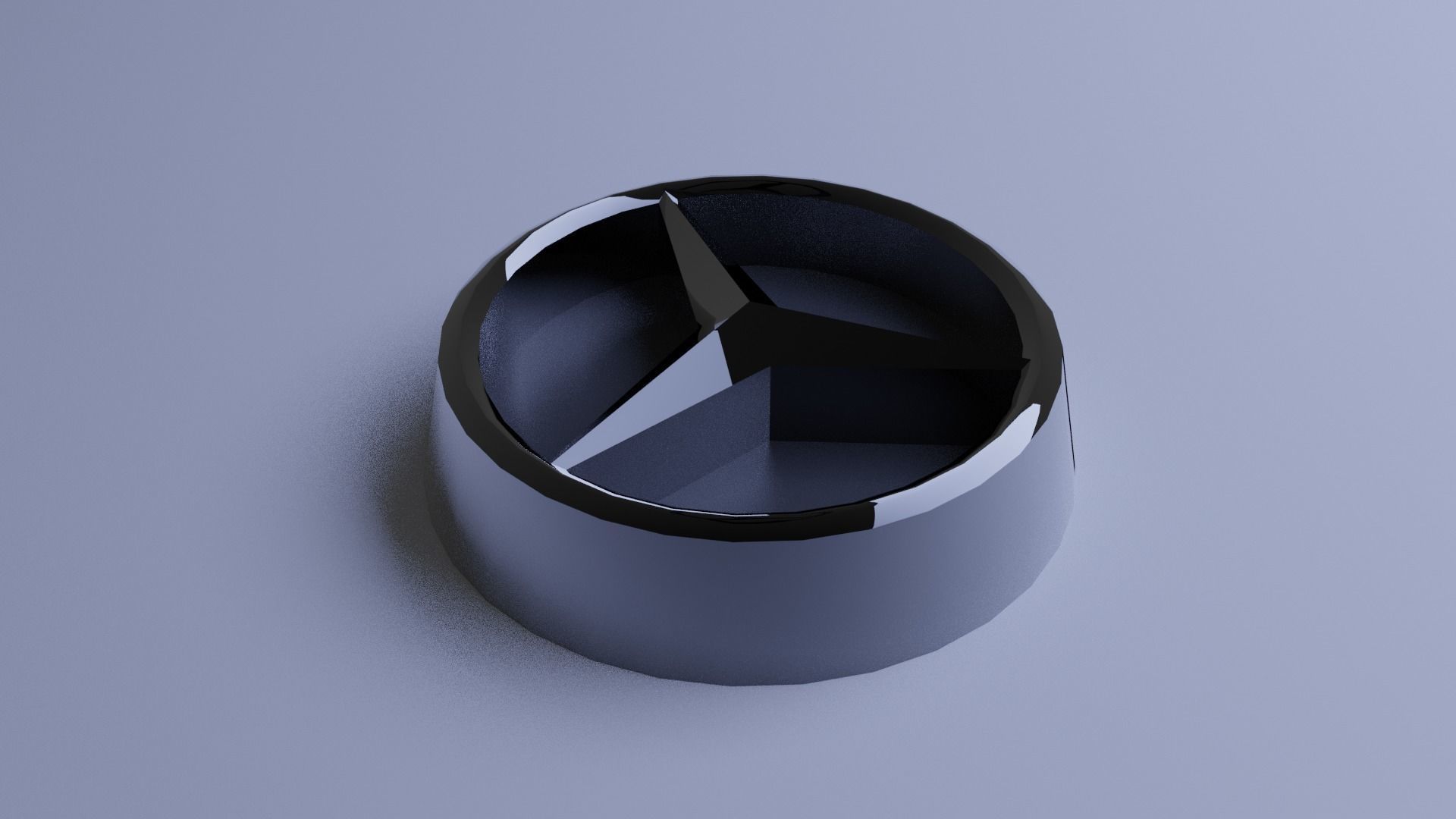 Mercedes-Benz Logo  3D print model_2