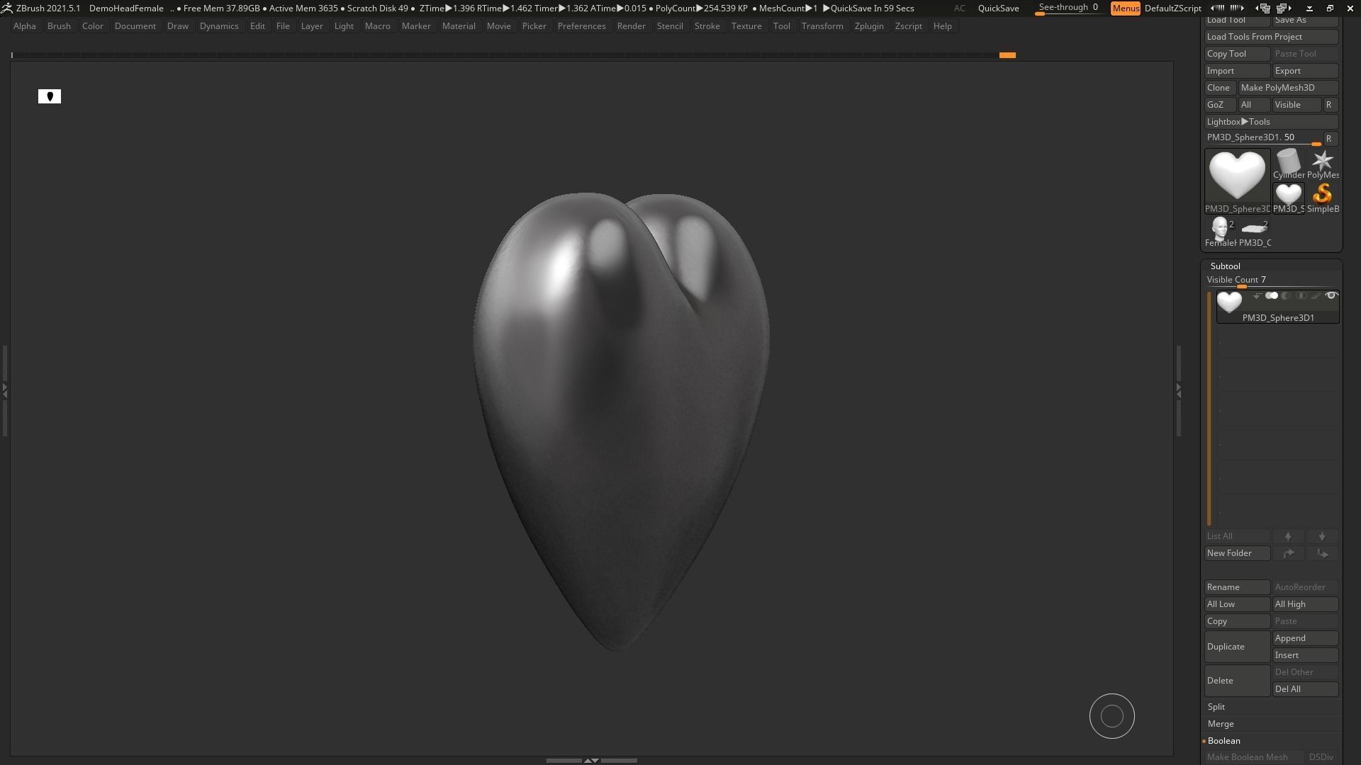 Heart Shape 3D print model 3D print model_5