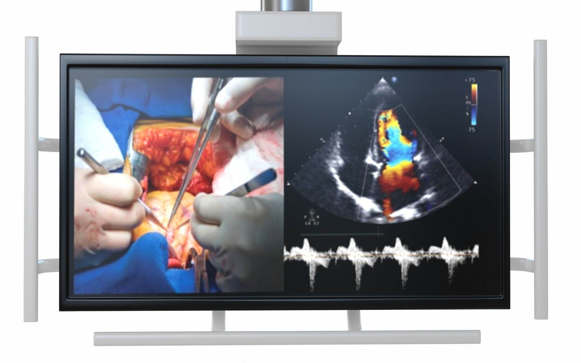 Monitor Carrier Low-poly 3D model_7