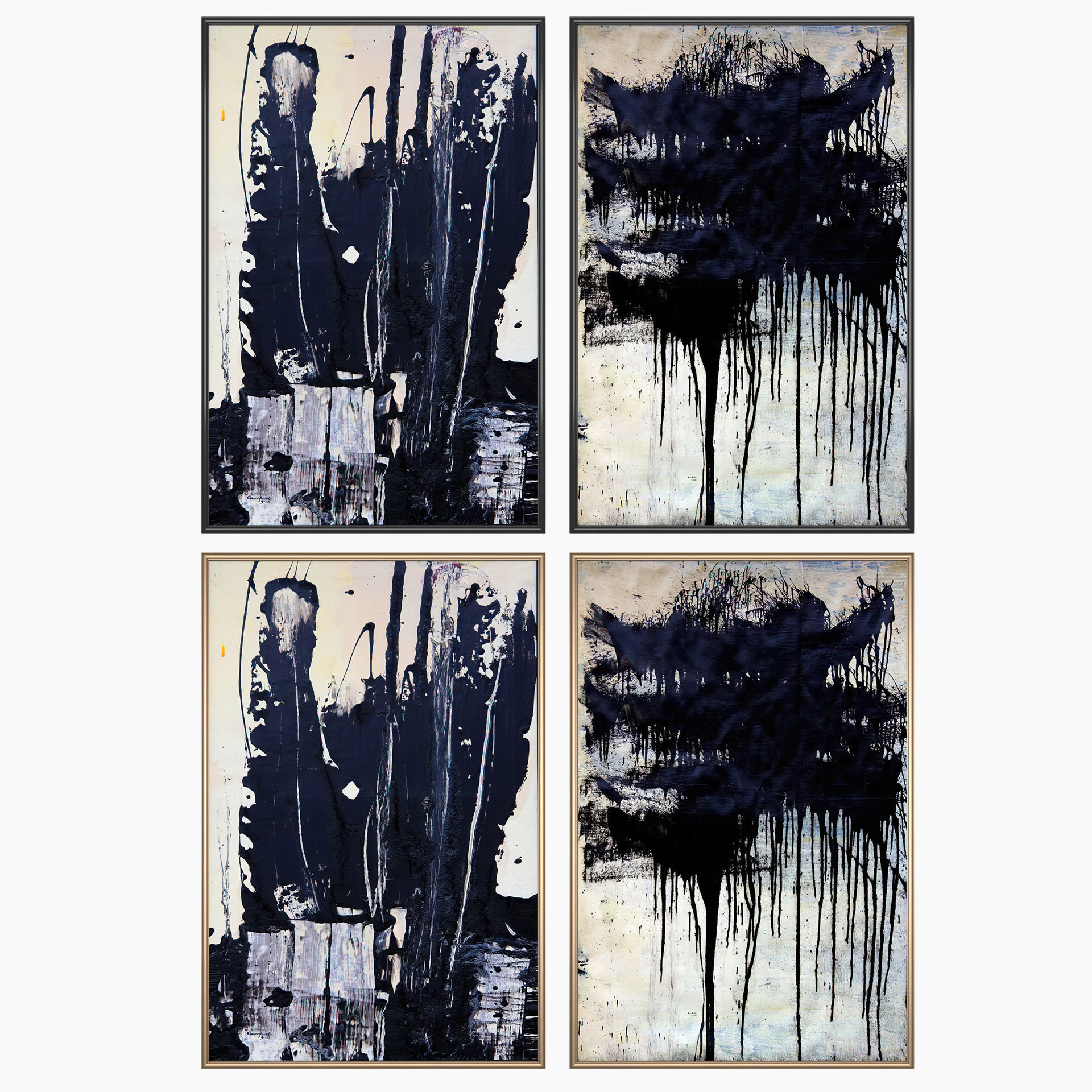 Wall Art Set 3505 3D model_1