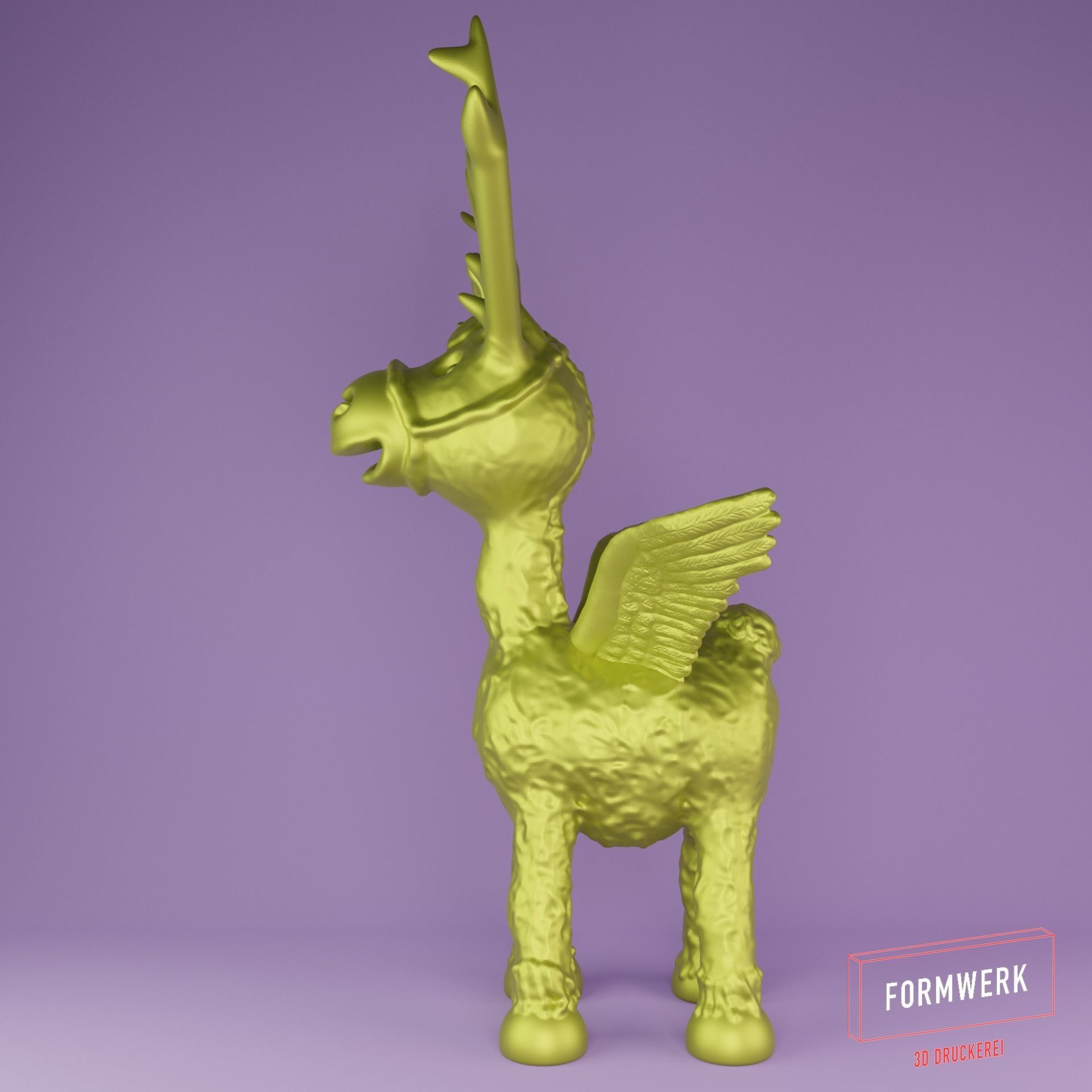 Reindeer Fantasy 3D print model_8