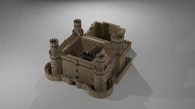 Spanish Castle Manzanares el Real 3D model