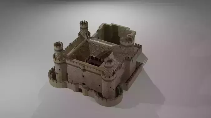 Spanish Castle Manzanares el Real 3D model