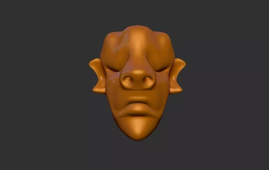 Sad Face 3D print model_0