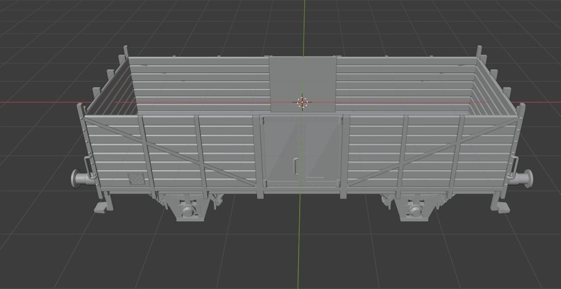 H0 1-87 scale OM 12 freight car 3D print model_7