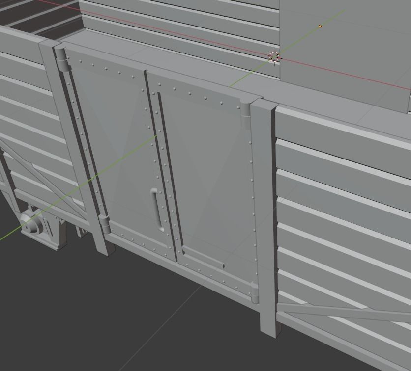 H0 1-87 scale OM 12 freight car 3D print model_10