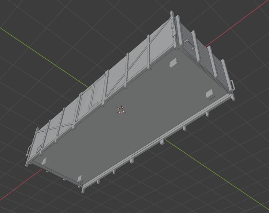 H0 1-87 scale OM 12 freight car 3D print model_13