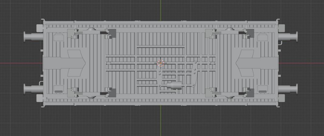 H0 1-87 scale OM 12 freight car 3D print model_5