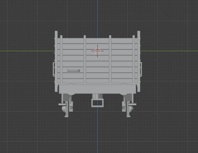 H0 1-87 scale OM 12 freight car 3D print model_3