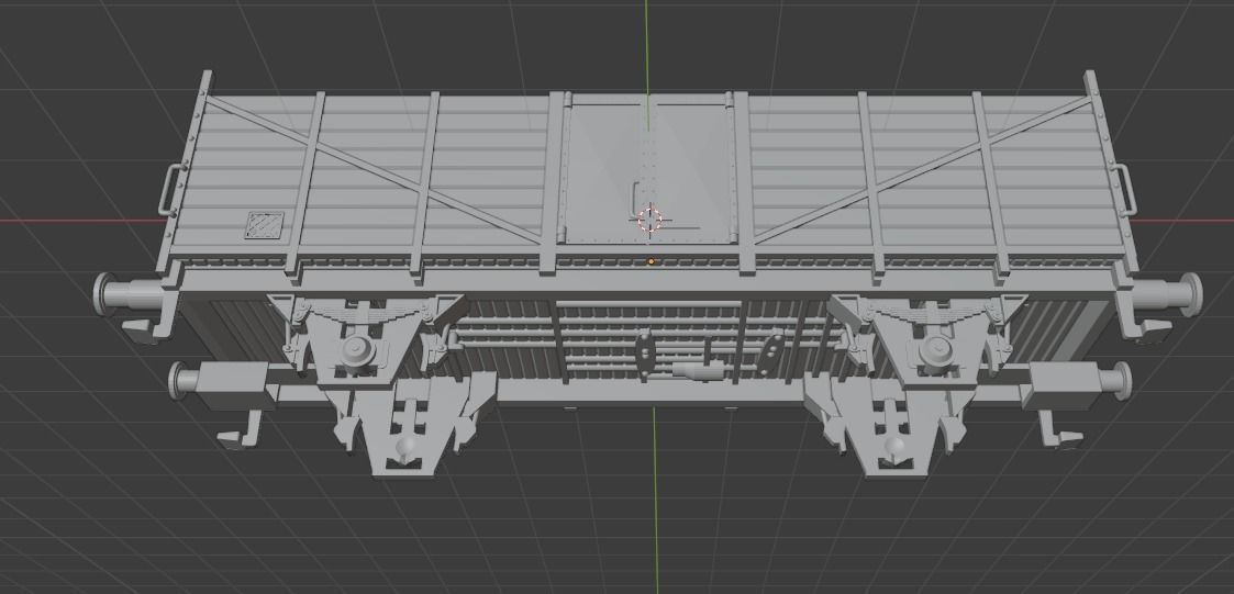 H0 1-87 scale OM 12 freight car 3D print model_8