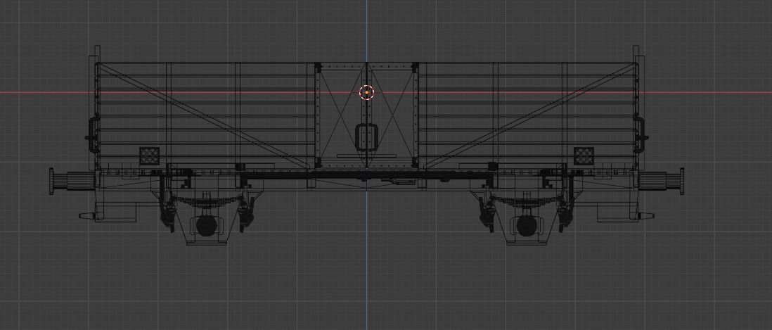 H0 1-87 scale OM 12 freight car 3D print model_2