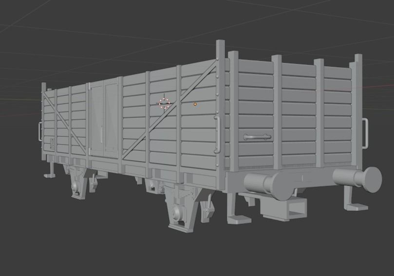 H0 1-87 scale OM 12 freight car 3D print model_9