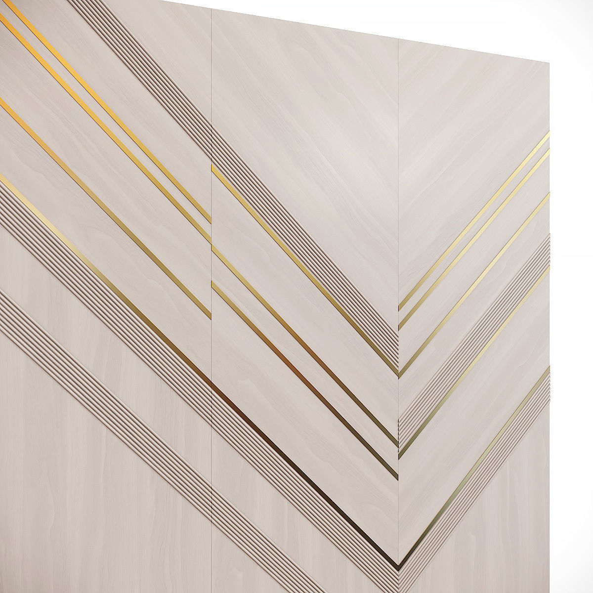Decorative wood panel 3D model_5