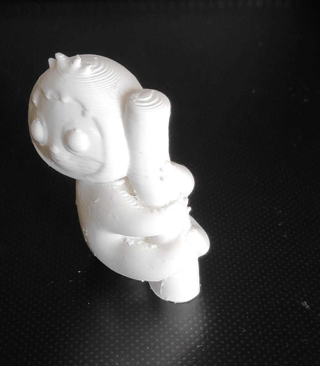 Sloth on the Branch 3D print model_9