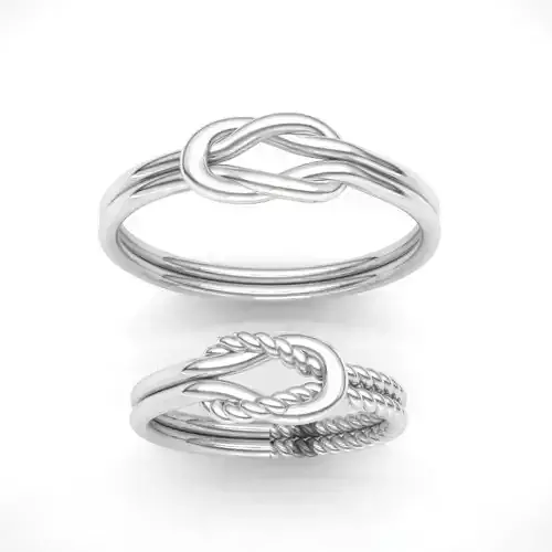 two rings ready for 3d print