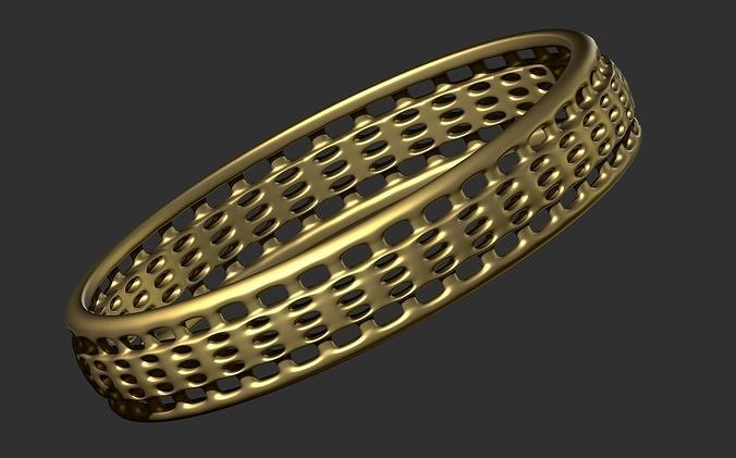 The ring gold 3D print model
