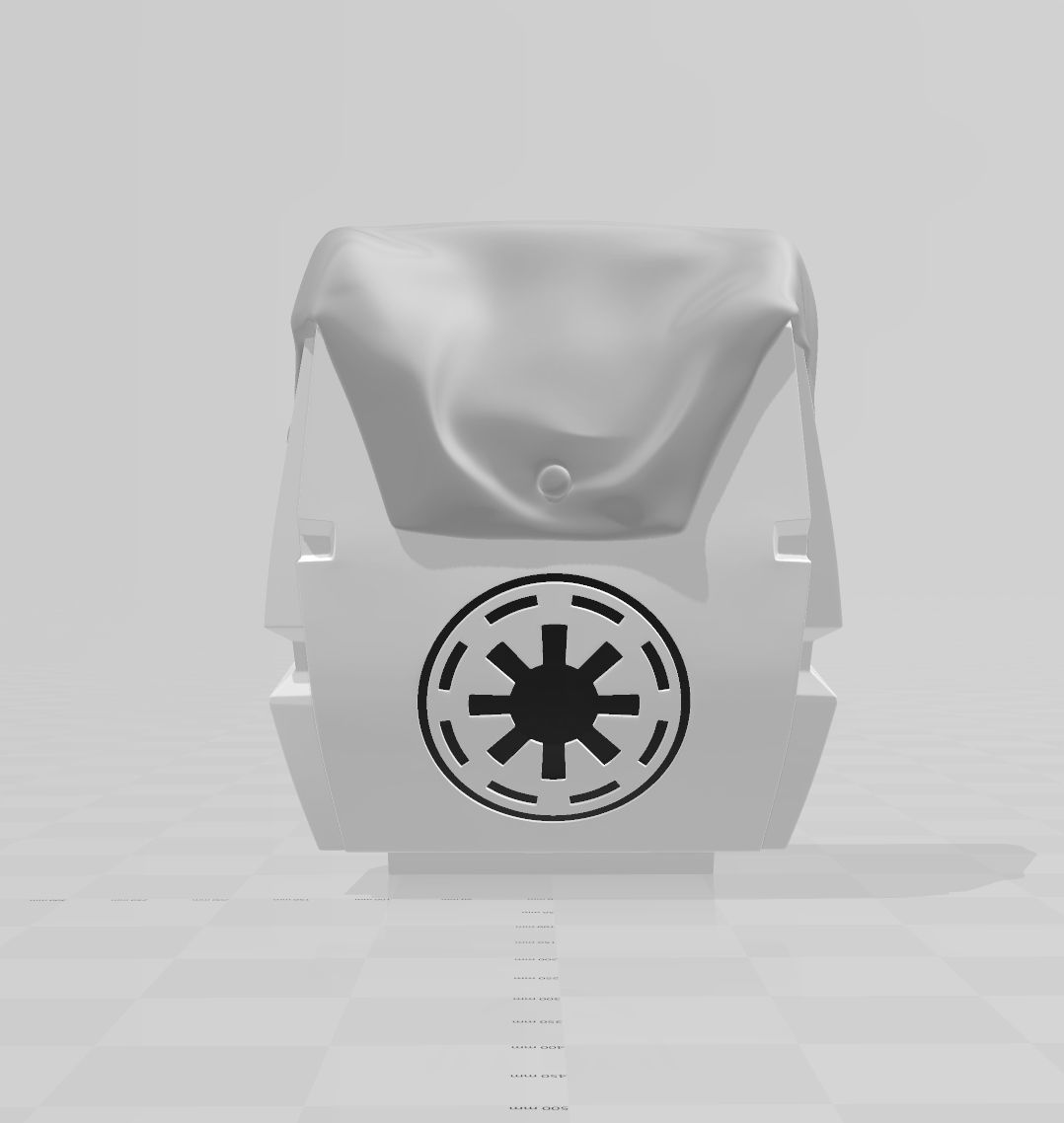 Star Wars Logo Clone Trooper BackPack BFII 3D print model_4