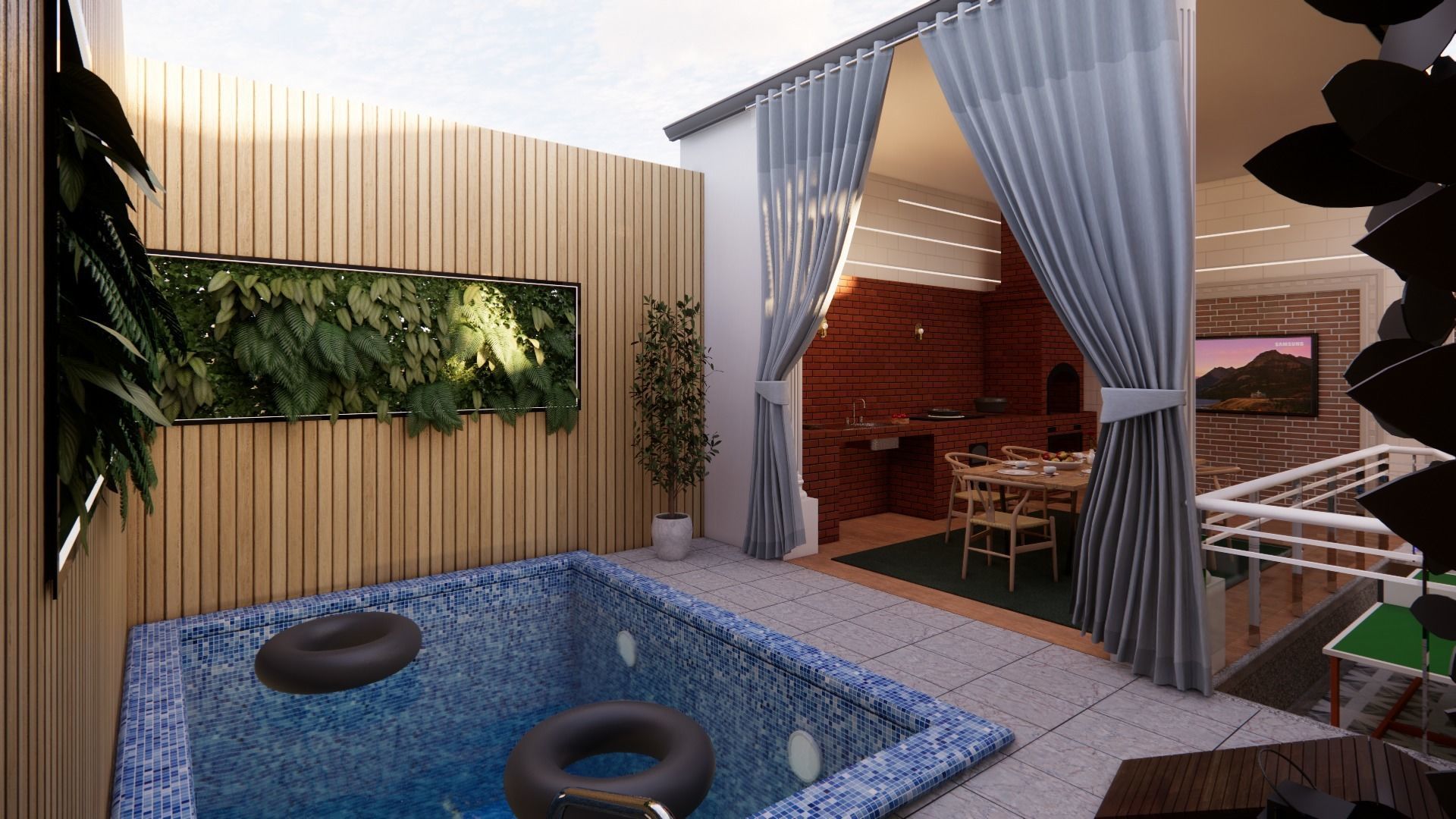 Interior and exterior revit Free 3D model_7