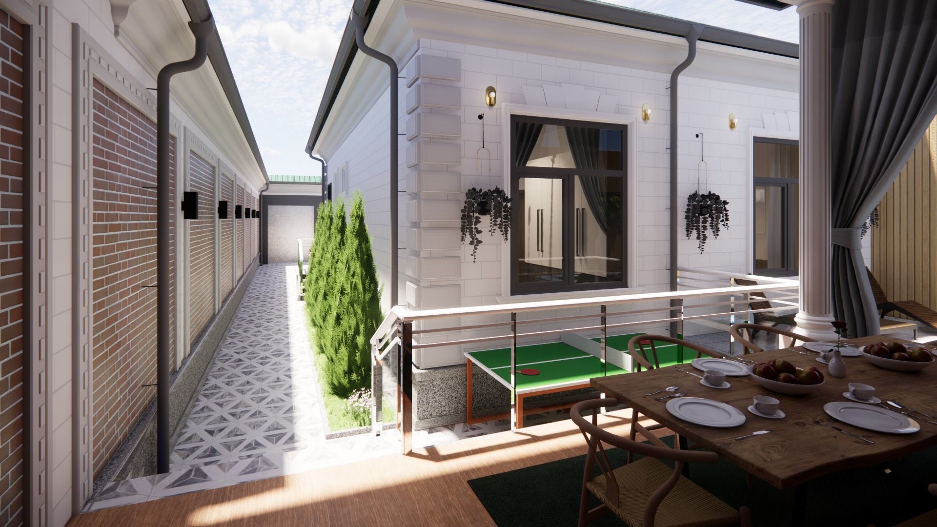 Interior and exterior revit Free 3D model_5