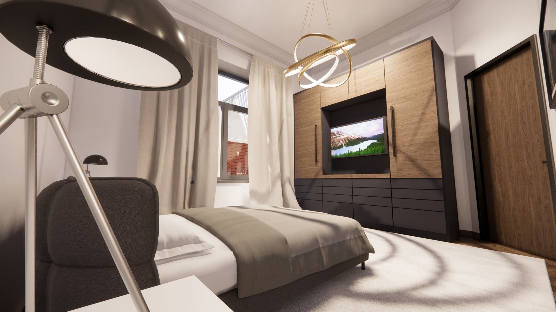 Interior and exterior revit Free 3D model_13